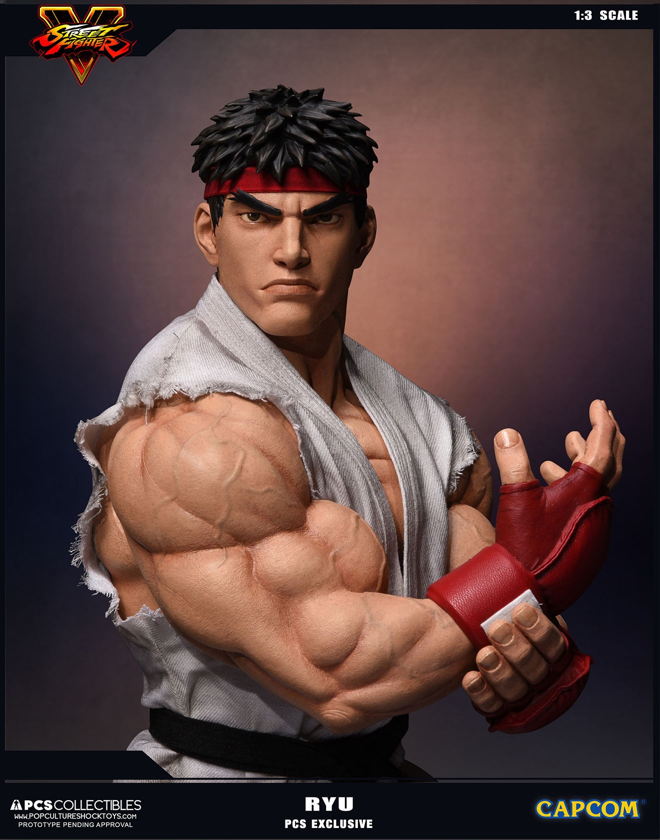 Street Fighter V - Ryu - Mixed Media - 1/3 - PCS Exclusive (Premium Collectibles Studio) photo 3