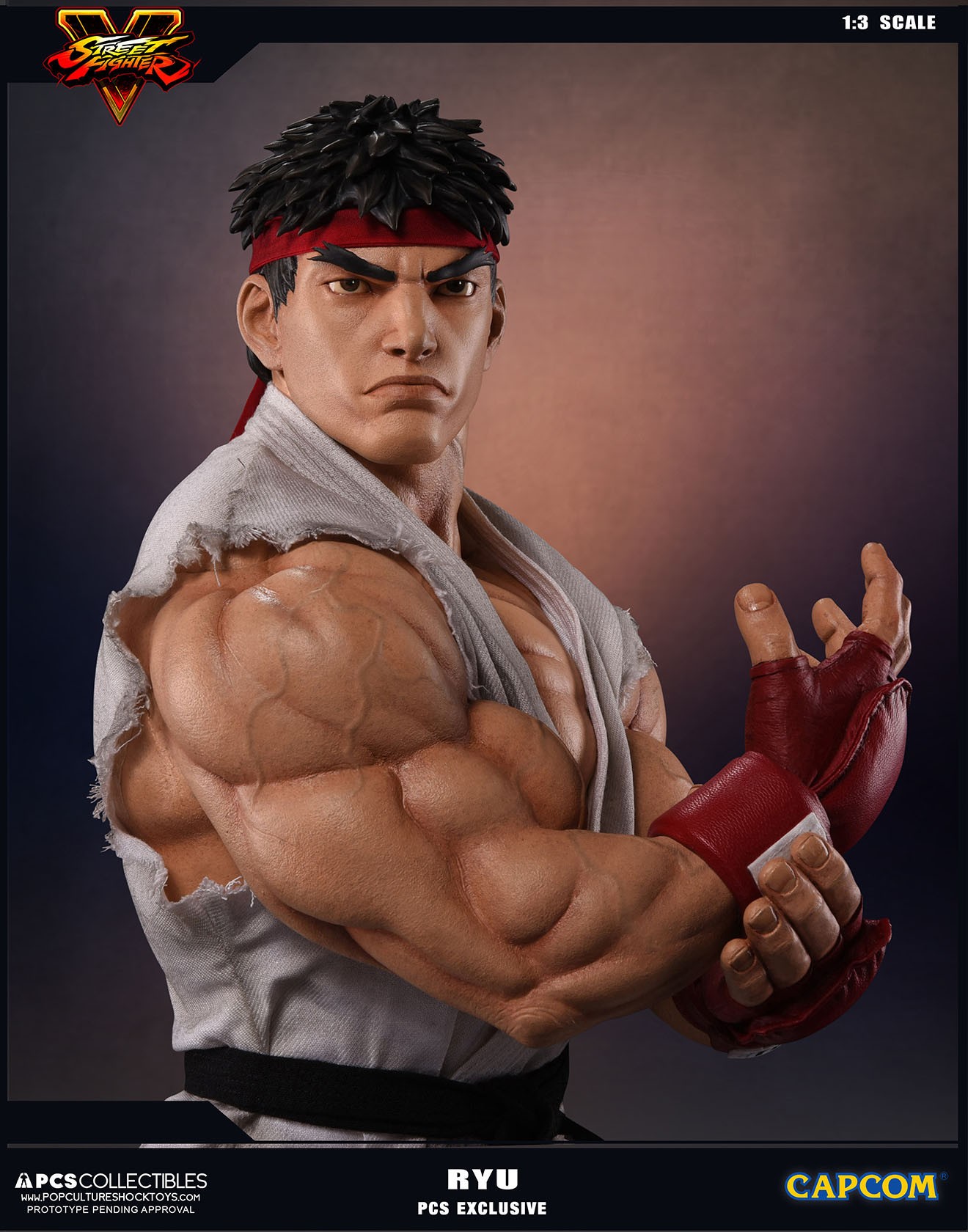 Street Fighter V - Ryu - Mixed Media - 1/3 - PCS Exclusive (Premium Collectibles Studio) photo 7