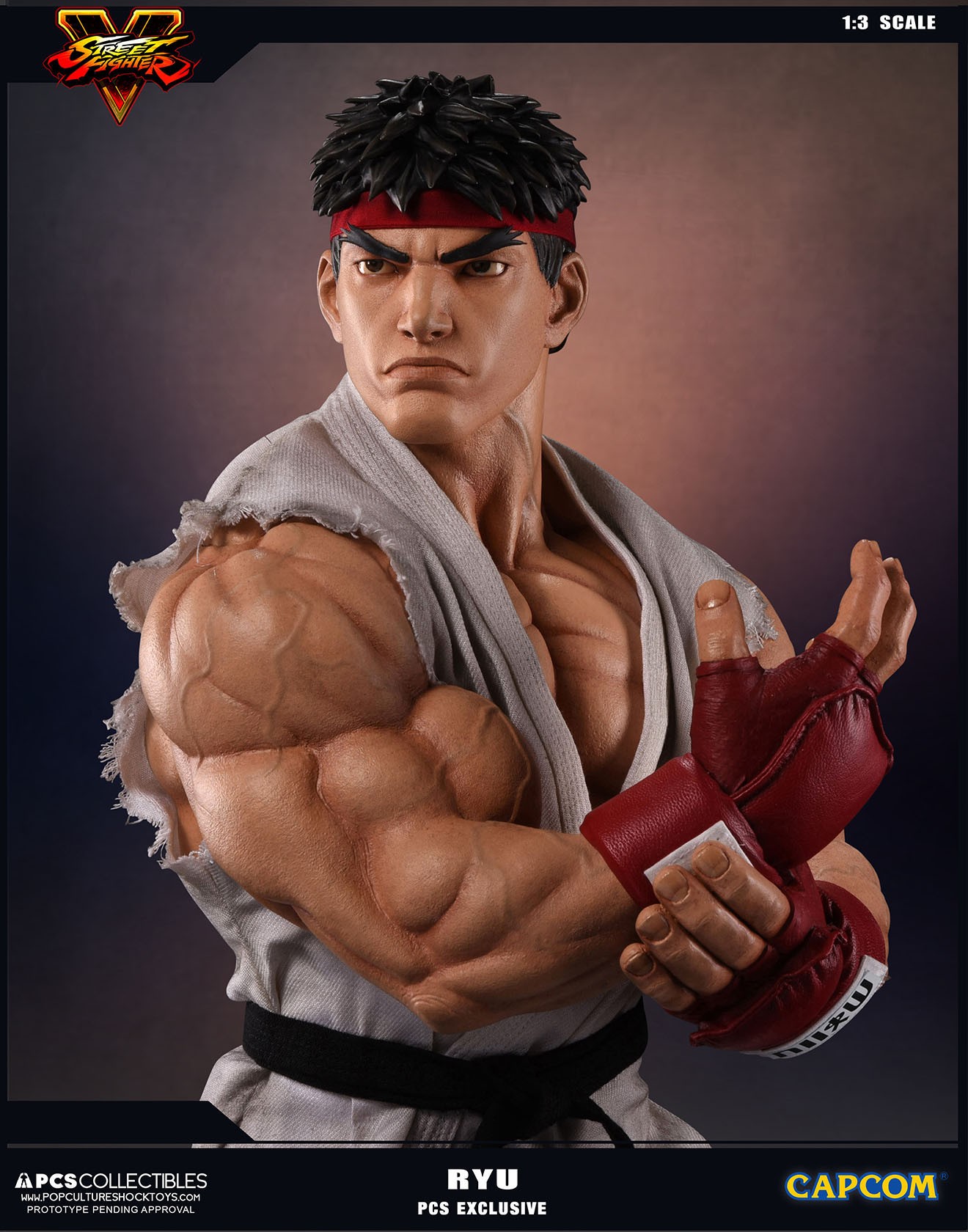 Street Fighter V - Ryu - Mixed Media - 1/3 - PCS Exclusive (Premium Collectibles Studio) photo 9