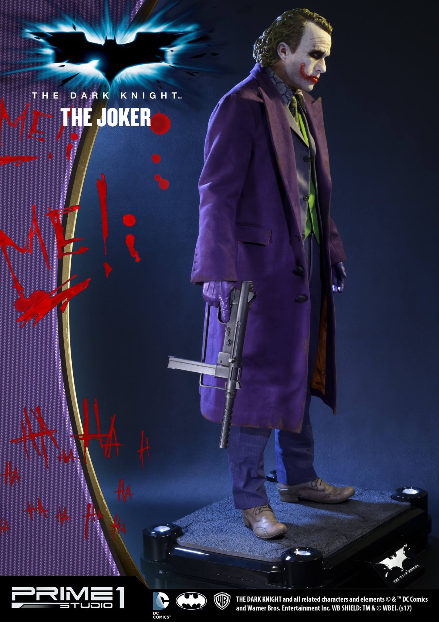 The Dark Knight - Joker - High Definition Museum Masterline Series  (HDMMDC-01) - 1/2 (Prime 1 Studio) photo 4