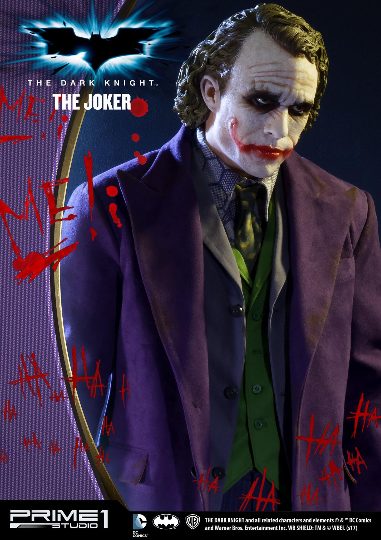 The Dark Knight - Joker - High Definition Museum Masterline Series  (HDMMDC-01) - 1/2 (Prime 1 Studio) photo 6
