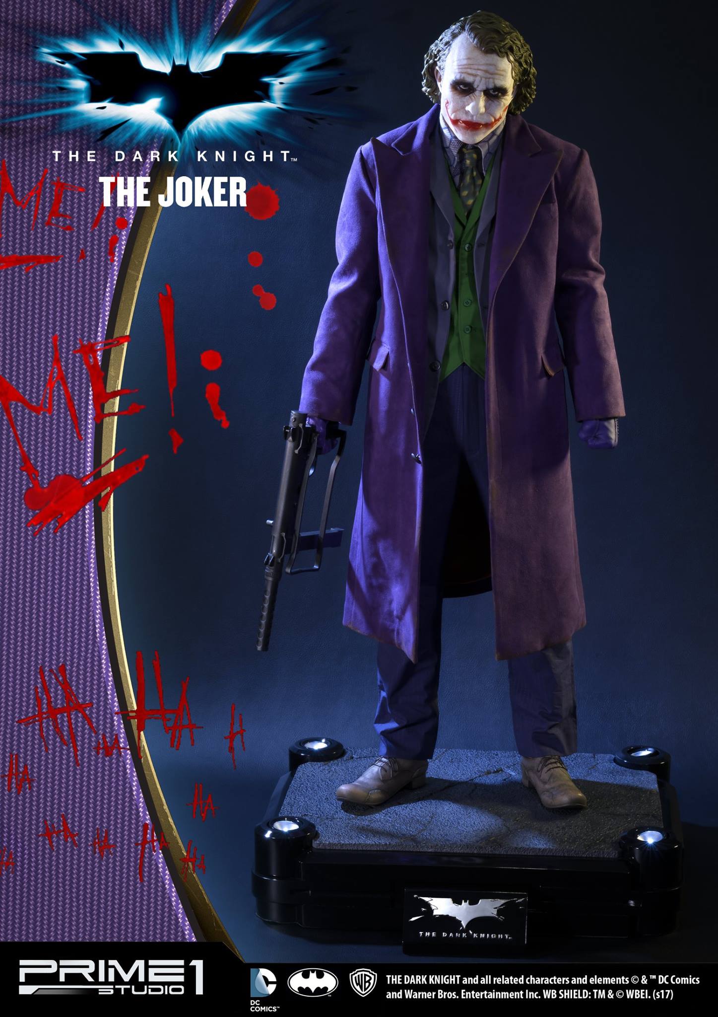 The Dark Knight - Joker - High Definition Museum Masterline Series  (HDMMDC-01) - 1/2 (Prime 1 Studio) photo 7