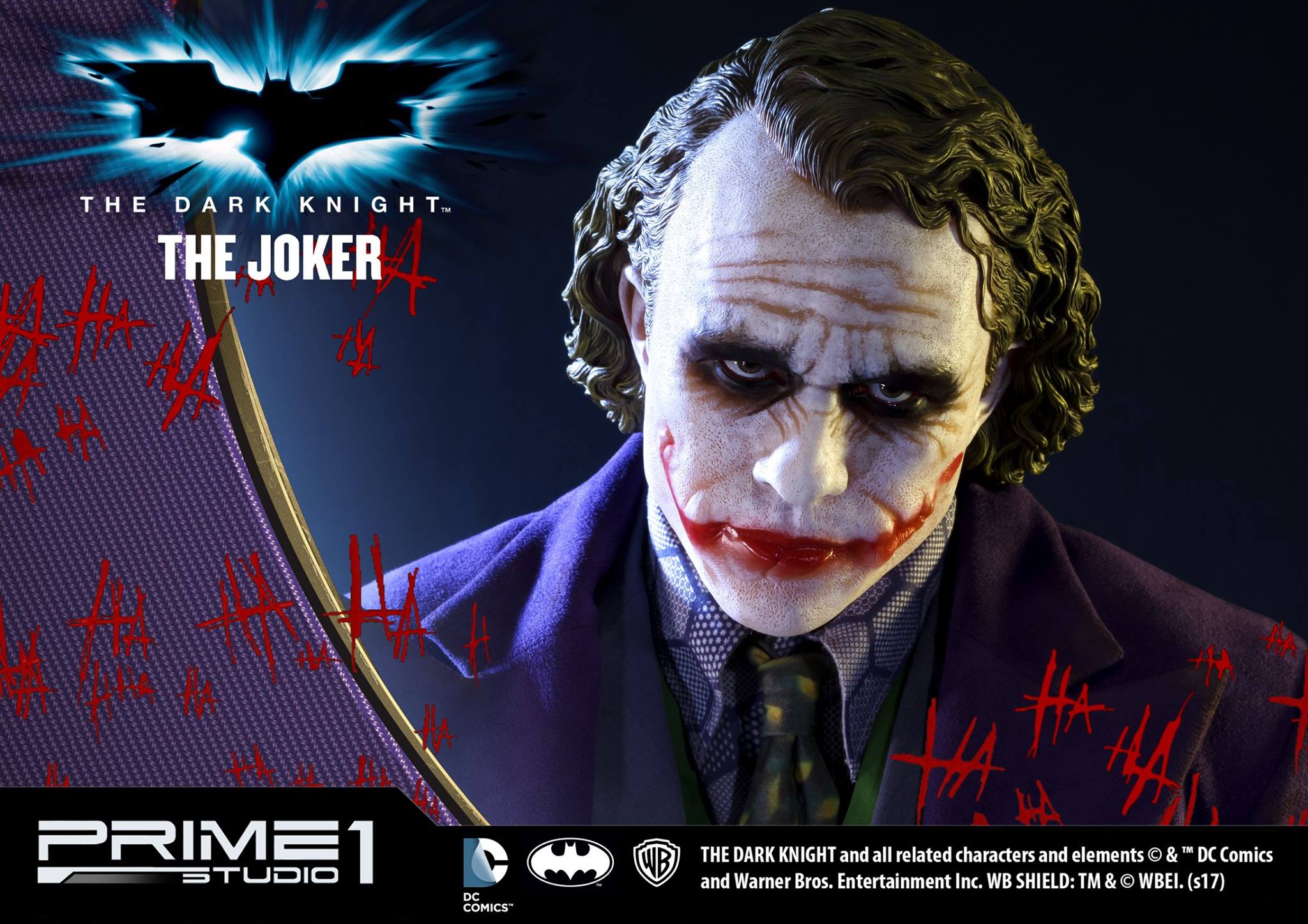The Dark Knight - Joker - High Definition Museum Masterline Series  (HDMMDC-01) - 1/2 (Prime 1 Studio) photo 9