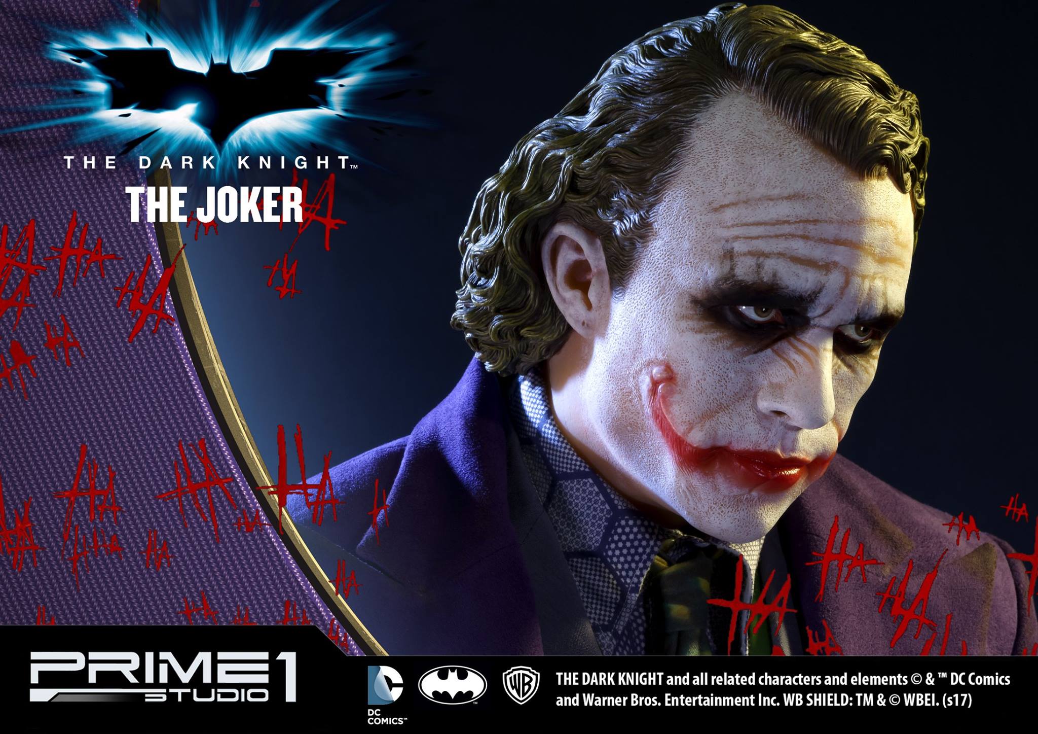 The Dark Knight - Joker - High Definition Museum Masterline Series  (HDMMDC-01) - 1/2 (Prime 1 Studio) photo 10