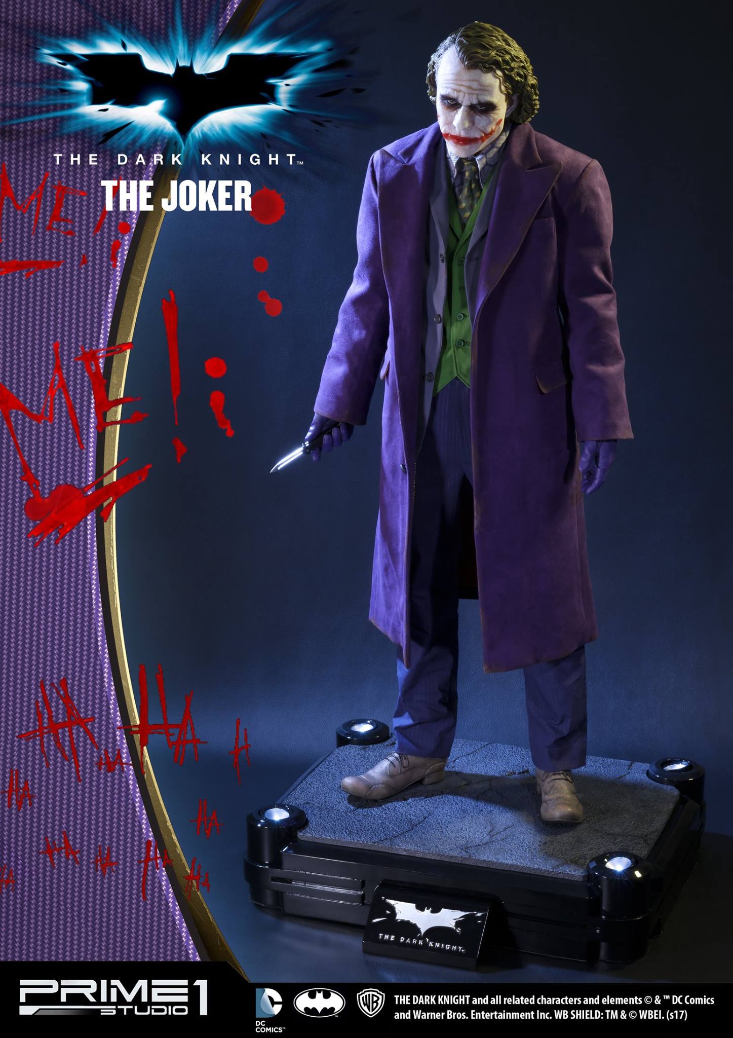 The Dark Knight - Joker - High Definition Museum Masterline Series  (HDMMDC-01) - 1/2 (Prime 1 Studio) photo 12