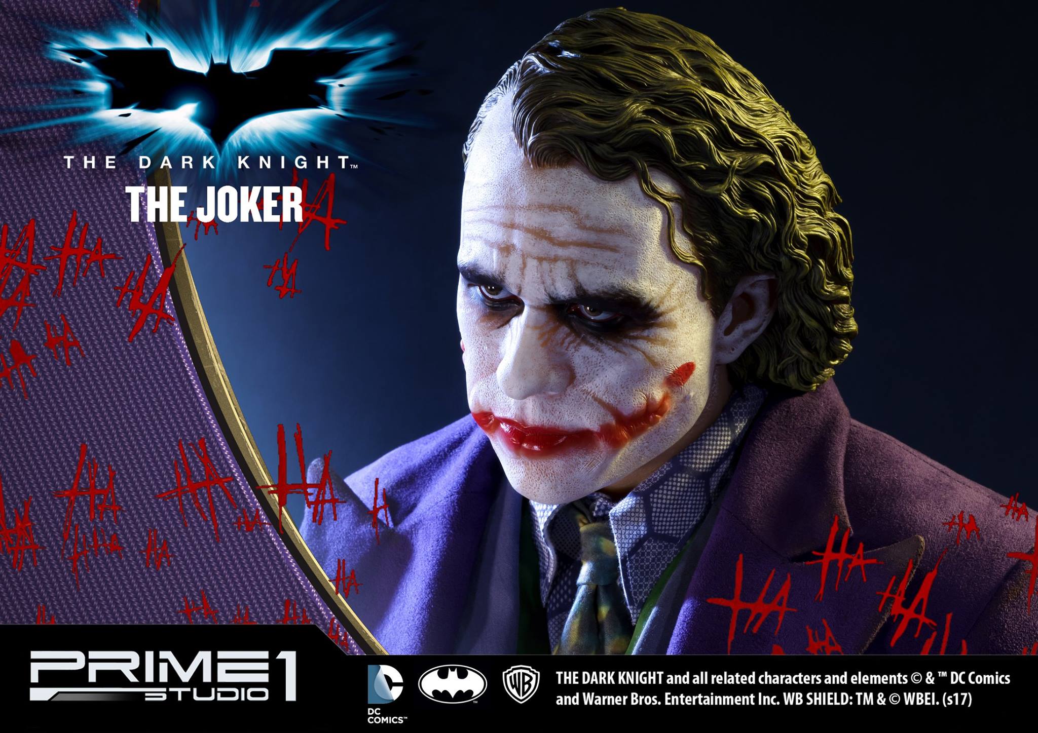 The Dark Knight - Joker - High Definition Museum Masterline Series  (HDMMDC-01) - 1/2 (Prime 1 Studio) photo 13