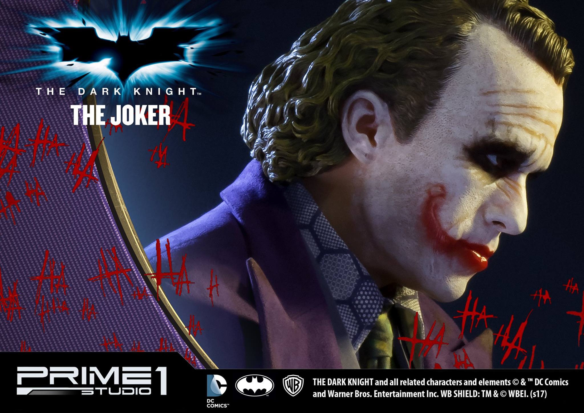 The Dark Knight - Joker - High Definition Museum Masterline Series  (HDMMDC-01) - 1/2 (Prime 1 Studio) photo 14