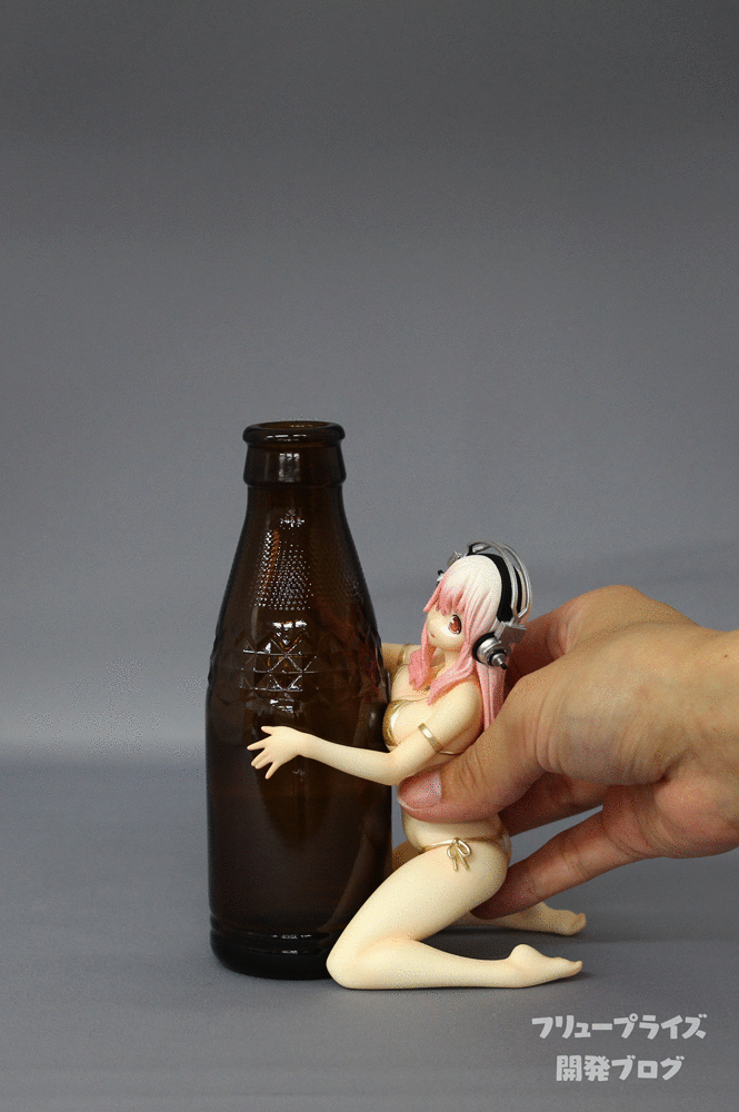 SoniComi (Super Sonico) - Sonico - Drink Holder - Champagne Gold (FuRyu) photo 2