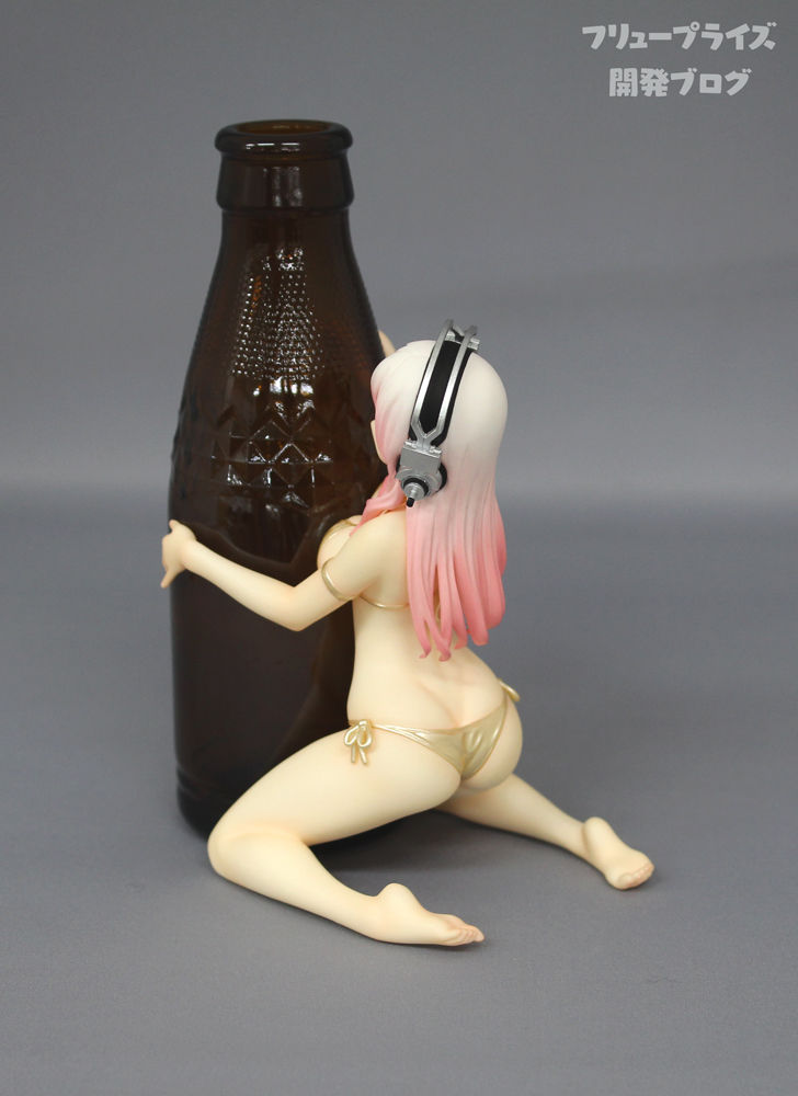 SoniComi (Super Sonico) - Sonico - Drink Holder - Champagne Gold (FuRyu) photo 8