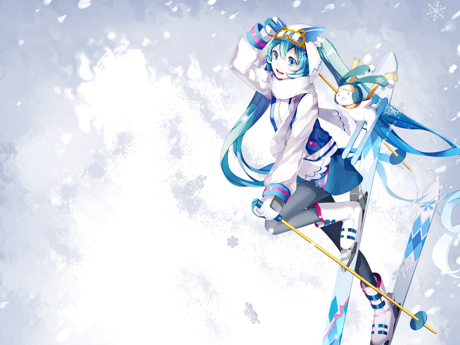 Vocaloid - Hatsune Miku - Rabbit Yukine - Nendoroid  (#570) - Snow, Snow Owl Ver. (Good Smile Company) photo 2