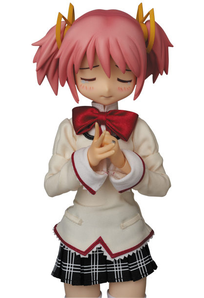 Gekijouban Mahou Shoujo Madoka★Magica: Hangyaku no Monogatari - Kaname Madoka - Real Action Heroes (#721) - Real Action Heroes MGM - 1/6 - School Uniform ver., Ver.1.5 (Good Smile Company, Max Factory, Medicom Toy)