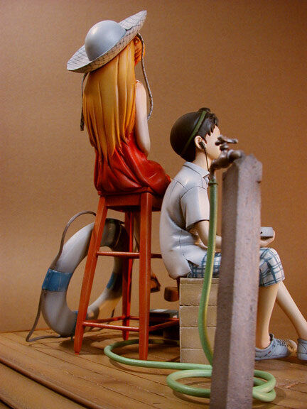 Shin Seiki Evangelion - Ikari Shinji - Souryuu Asuka Langley - 1/8 (Kaiyodo) photo 3