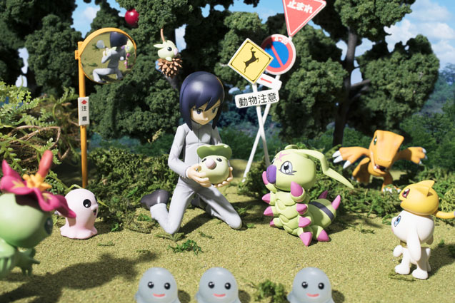 Digimon Adventure 02 - Ichijouji Ken - Leafmon - Minomon - Wormmon - G.E.M. - 1/10 (MegaHouse) photo 3