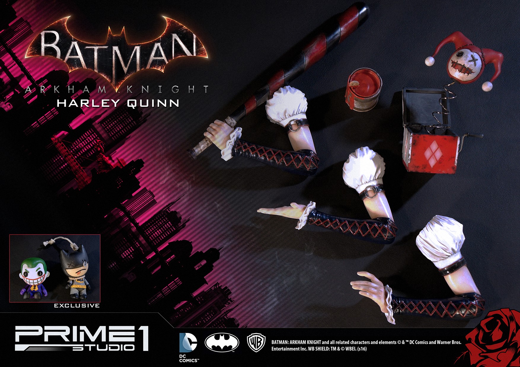 Batman: Arkham Knight - Harley Quinn - Museum Masterline Series  (MMDC-08) - 1/3 (Prime 1 Studio) photo 9