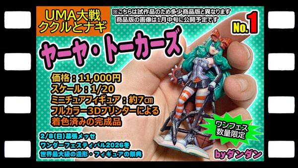 Uma Taisen Kukuru to Nagi - Yaya Tokers - Doujin Figure - Mini Figure - 1/20 (DANDAN)