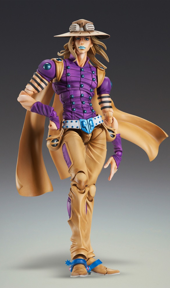 Jojo no Kimyou na Bouken - Steel Ball Run - Gyro Zeppeli - Super Action Statue - Limited Edition (Medicos Entertainment)