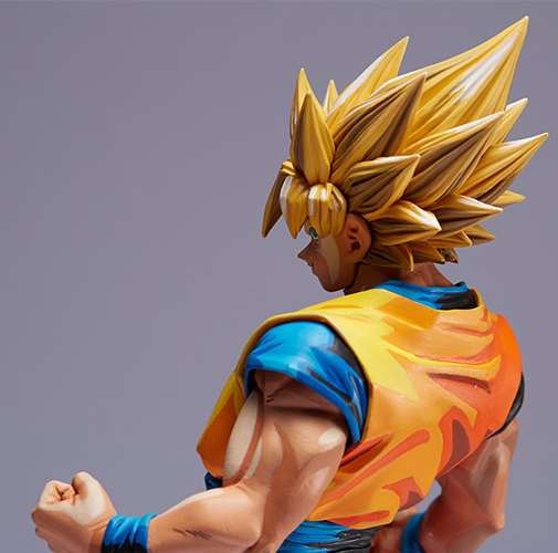 Dragon Ball Z - Son Goku SSJ - Manga Dimensions - Master Stars Piece (Banpresto) photo 4