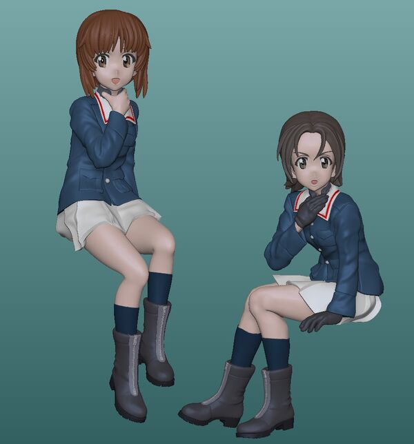Girls und Panzer - Sawa Azusa - 1/35 (Ara Ara Komatta Dou)