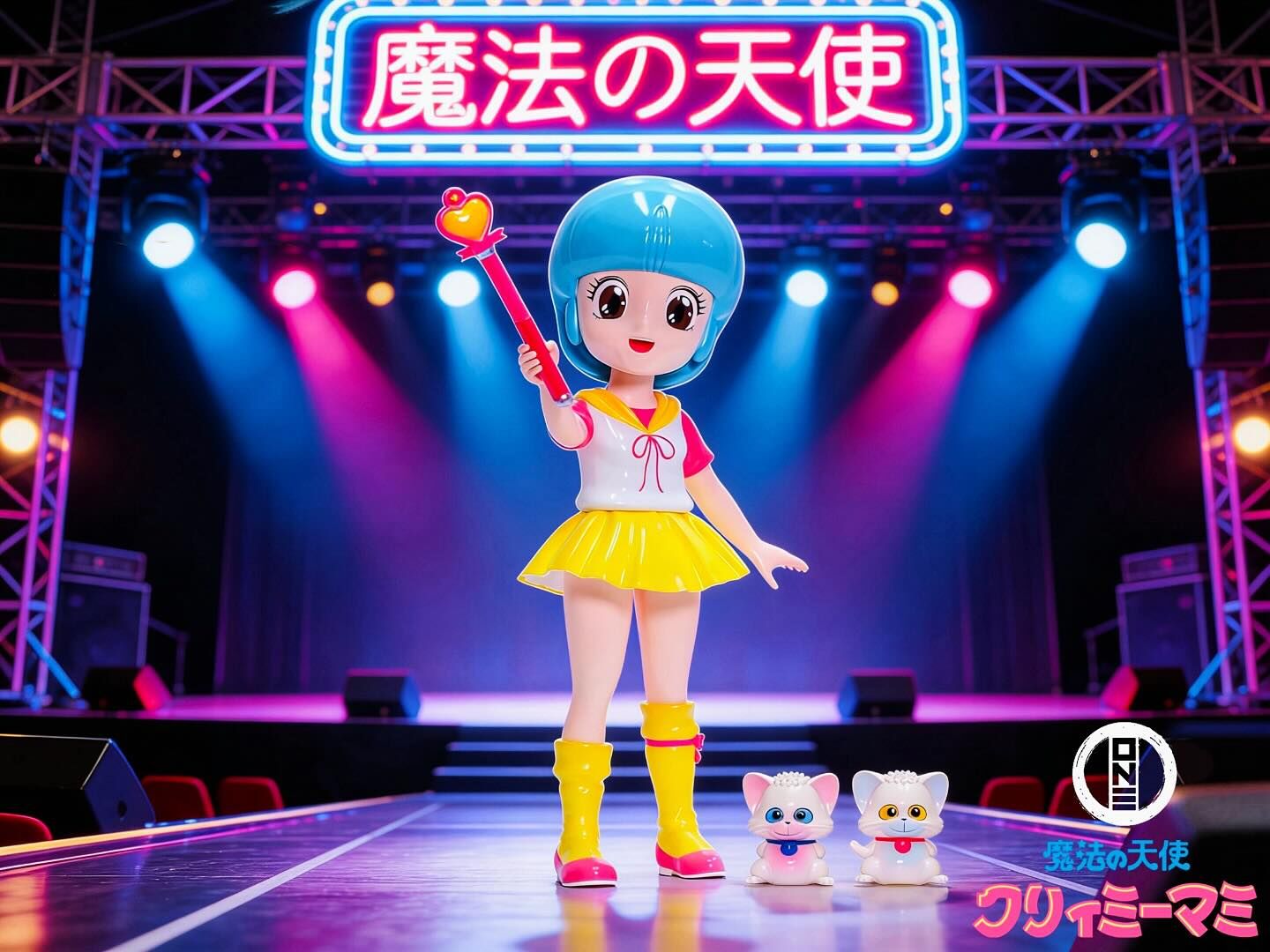 Mahou no Tenshi Creamy Mami - Morisawa Yuu - Nega - Poji - Doujin Figure - Sofubi Figure (Kaiju One) photo 2