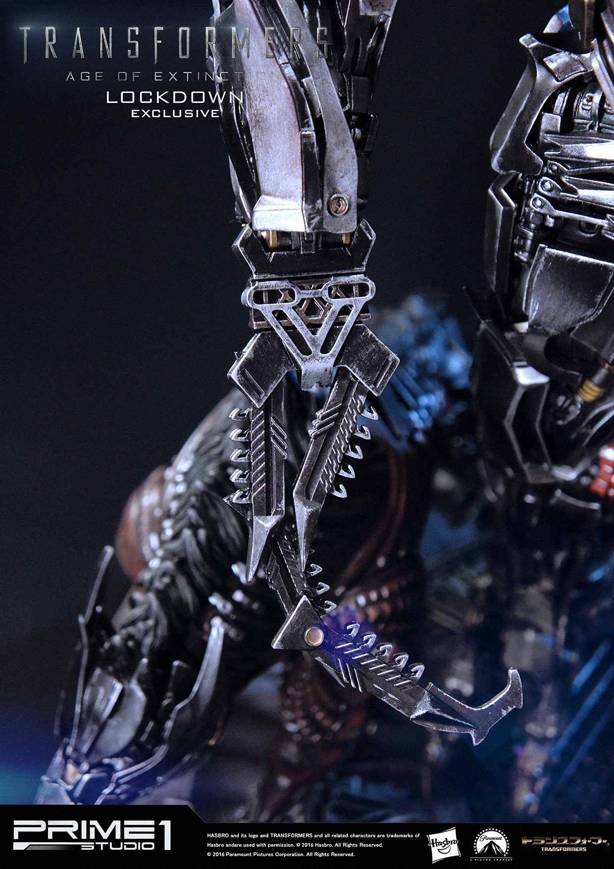 Transformers: Age of Extinction - Lockdown - Steeljaw - Museum Masterline Series  (MMTFM-10) (Prime 1 Studio) photo 9