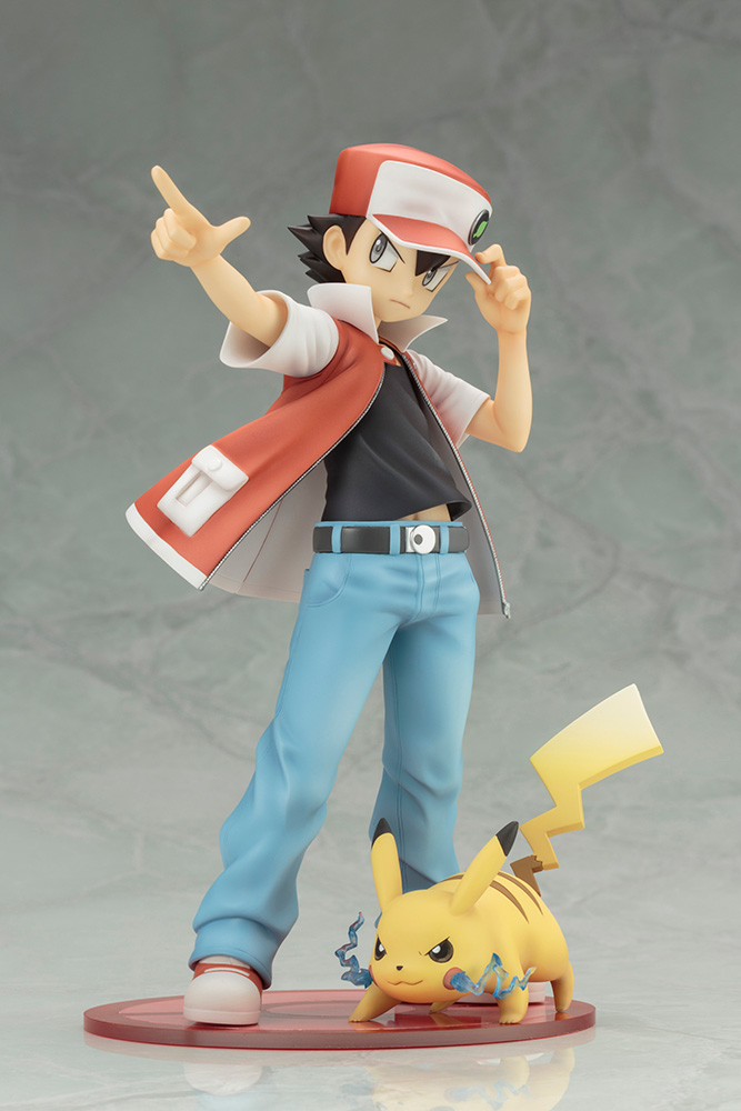 Pocket Monsters - Pikachu - Red - ARTFX J - Pokémon Figure Series - 1/8 (Kotobukiya) photo 2