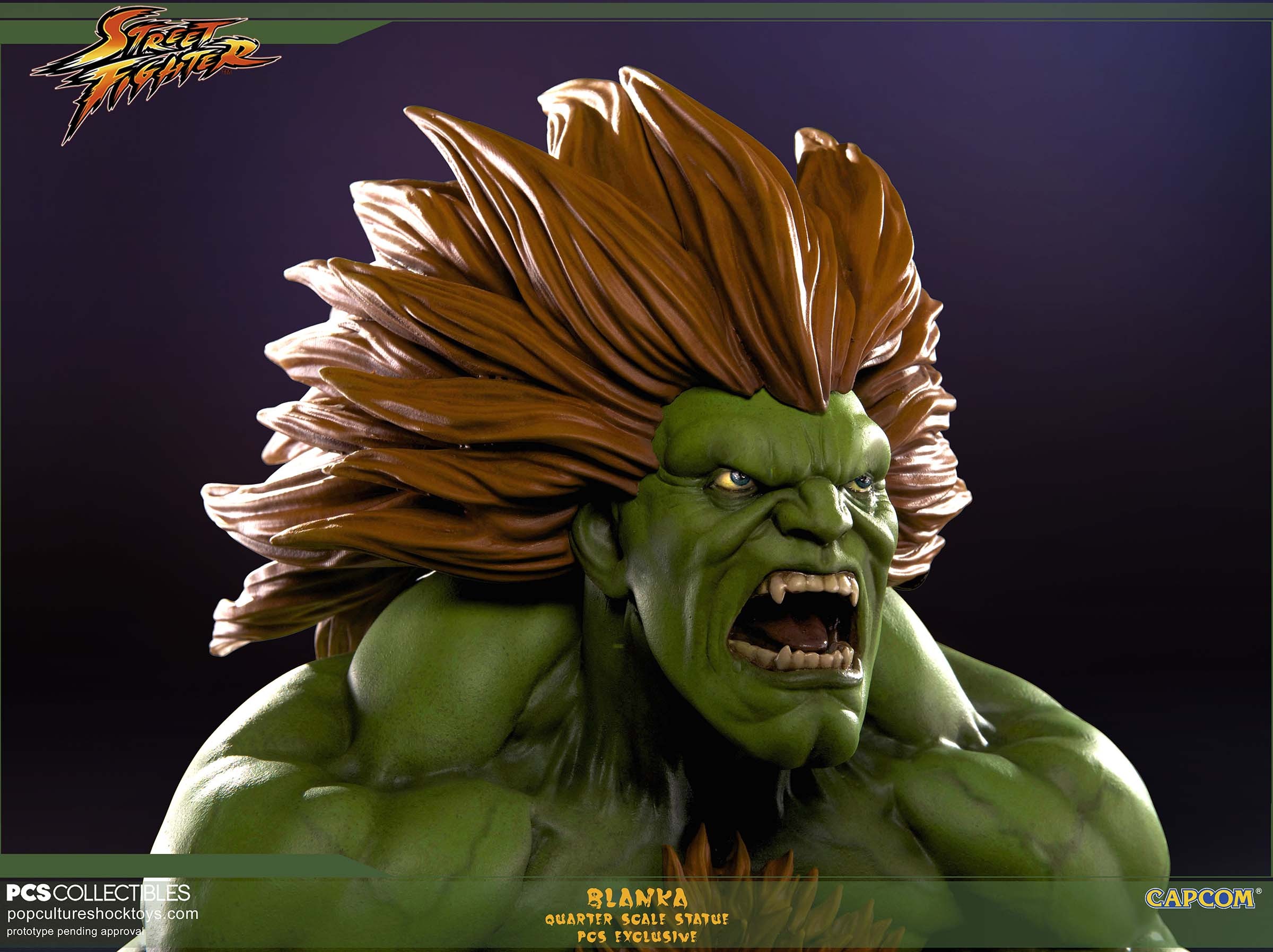 Street Fighter IV - Blanka - Mixed Media - 1/4 - Savage (Premium Collectibles Studio) photo 5