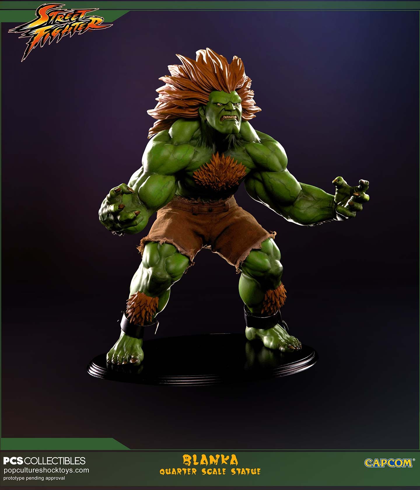 Street Fighter IV - Blanka - Mixed Media - 1/4 - Savage (Premium Collectibles Studio) photo 7