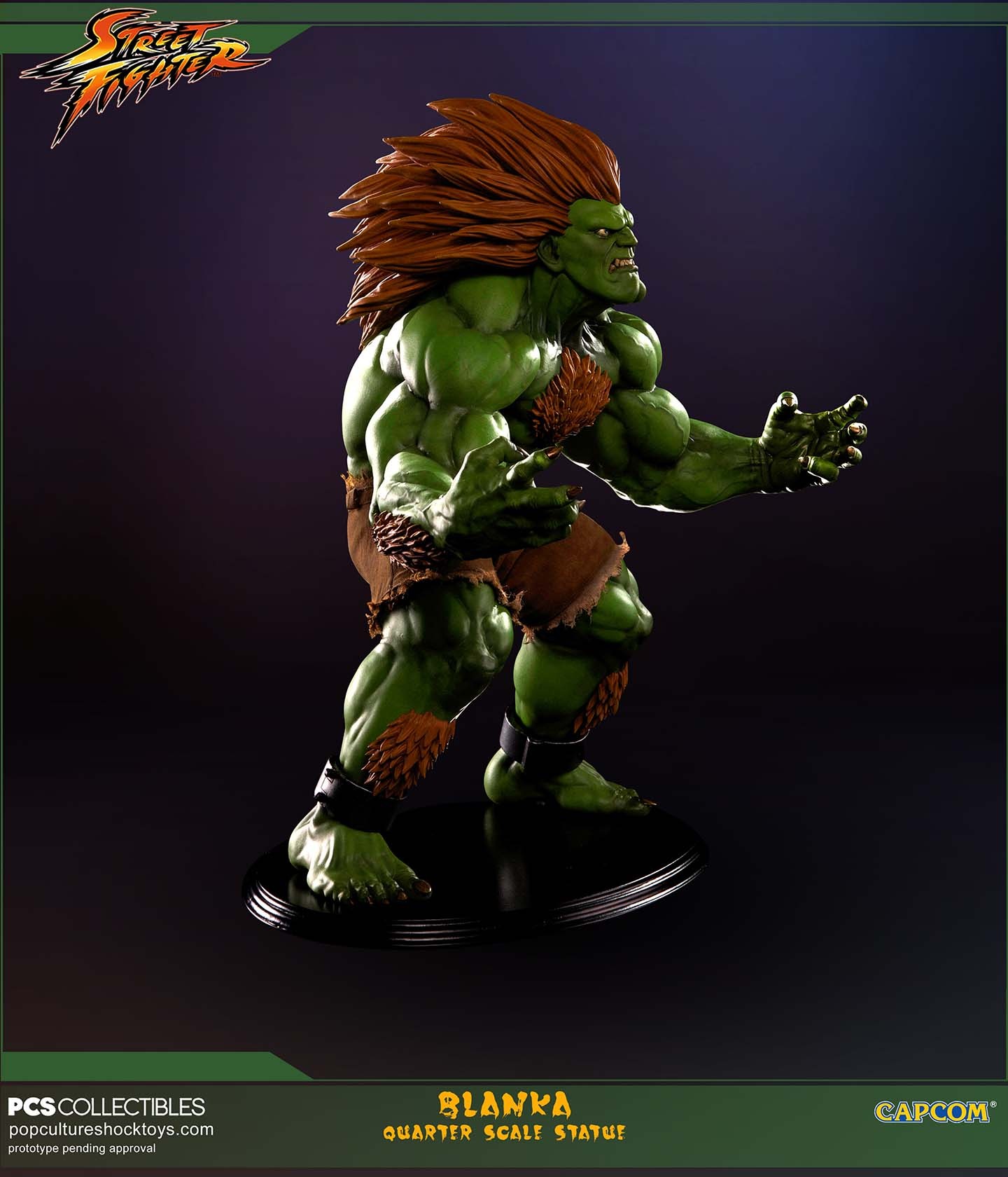 Street Fighter IV - Blanka - Mixed Media - 1/4 - Savage (Premium Collectibles Studio) photo 8