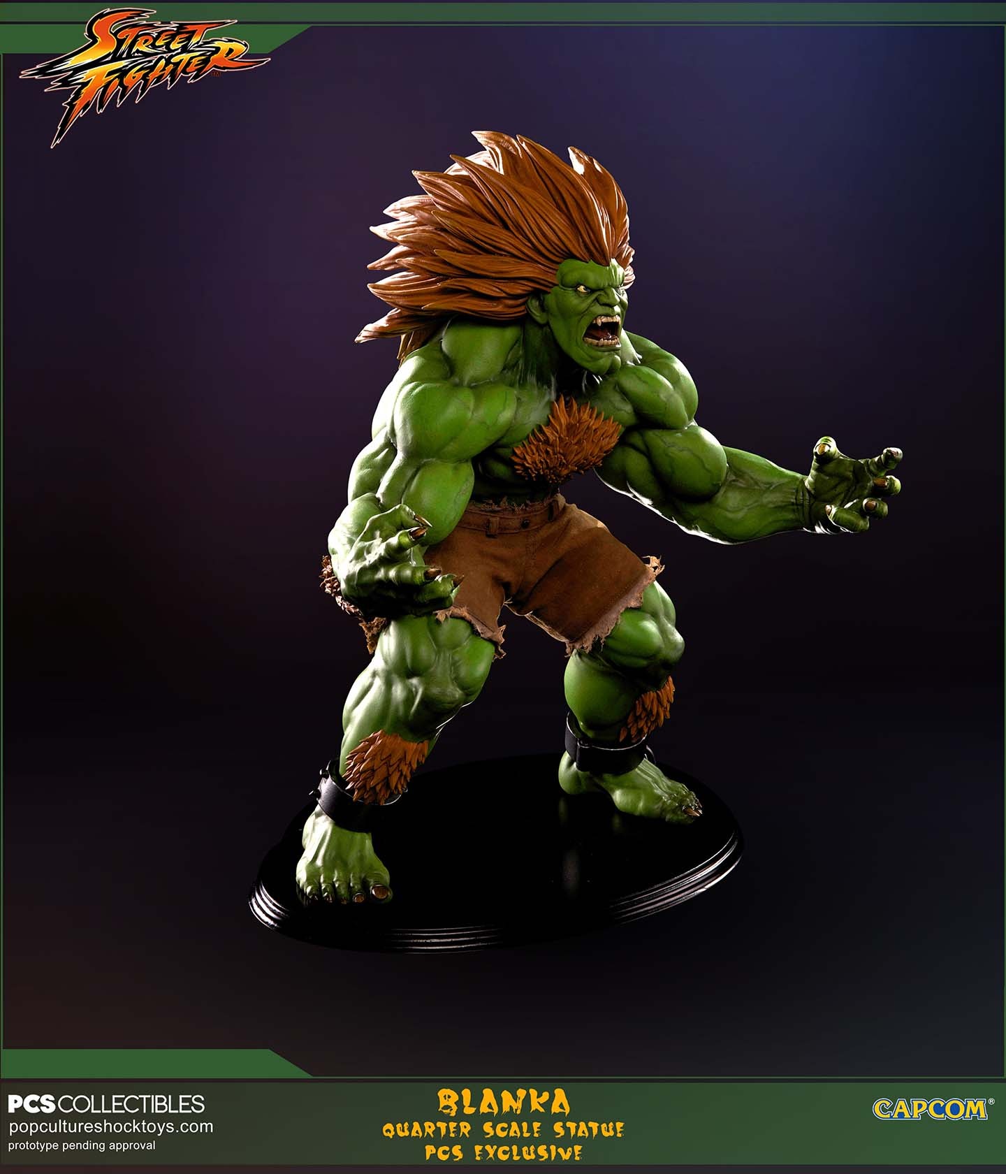 Street Fighter IV - Blanka - Mixed Media - 1/4 - Savage (Premium Collectibles Studio) photo 12