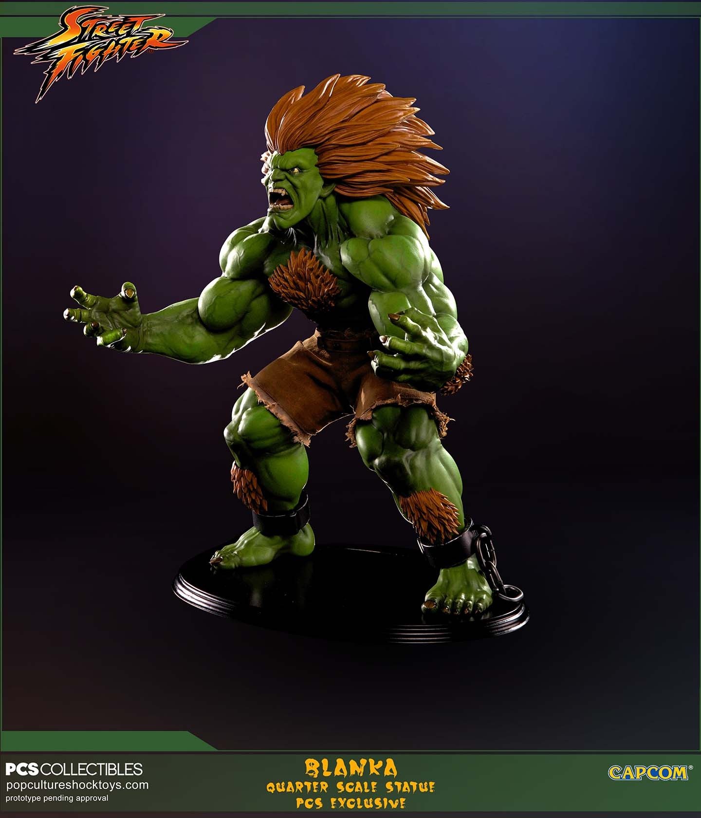 Street Fighter IV - Blanka - Mixed Media - 1/4 - Savage (Premium Collectibles Studio) photo 15