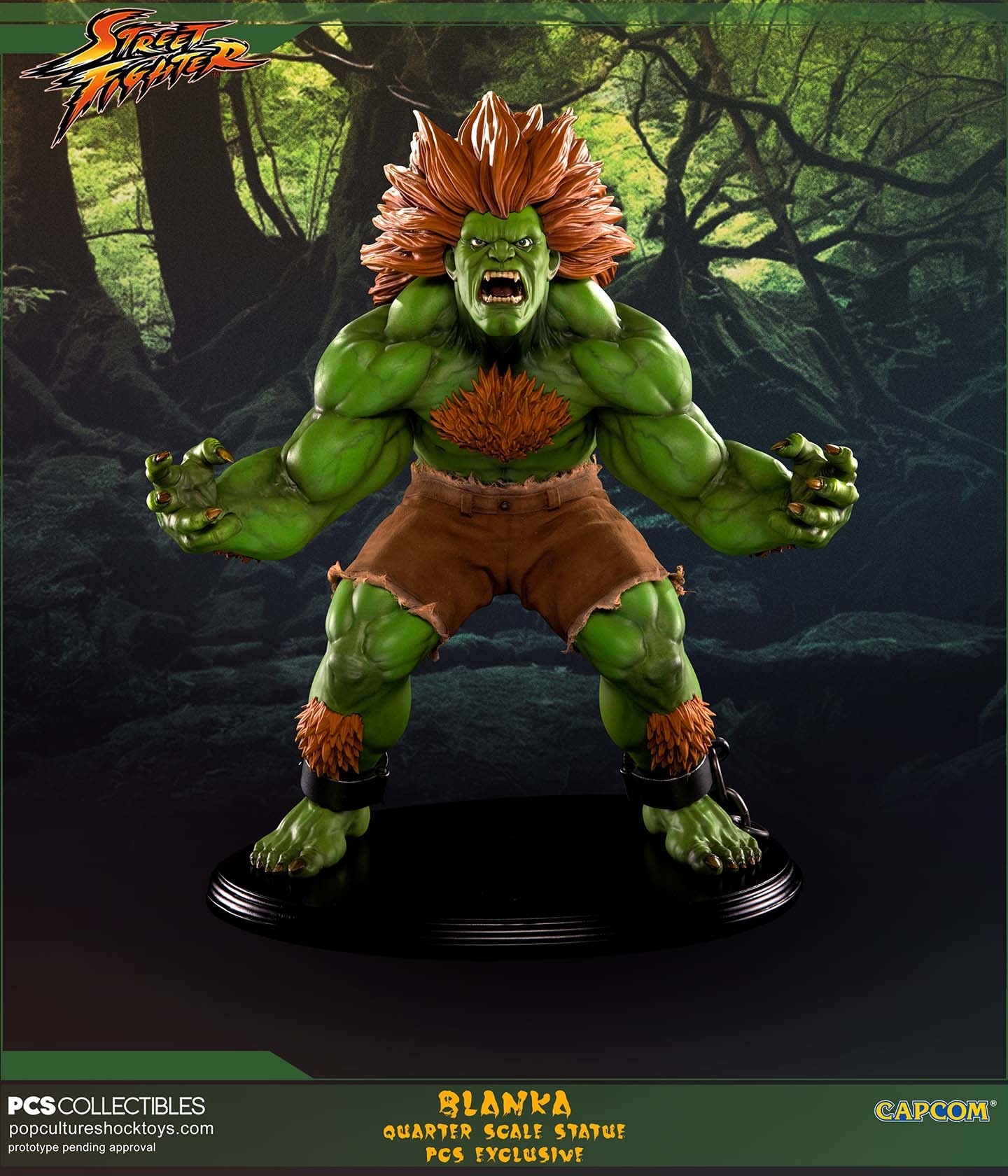 Street Fighter IV - Blanka - Mixed Media - 1/4 - Savage (Premium Collectibles Studio) photo 16