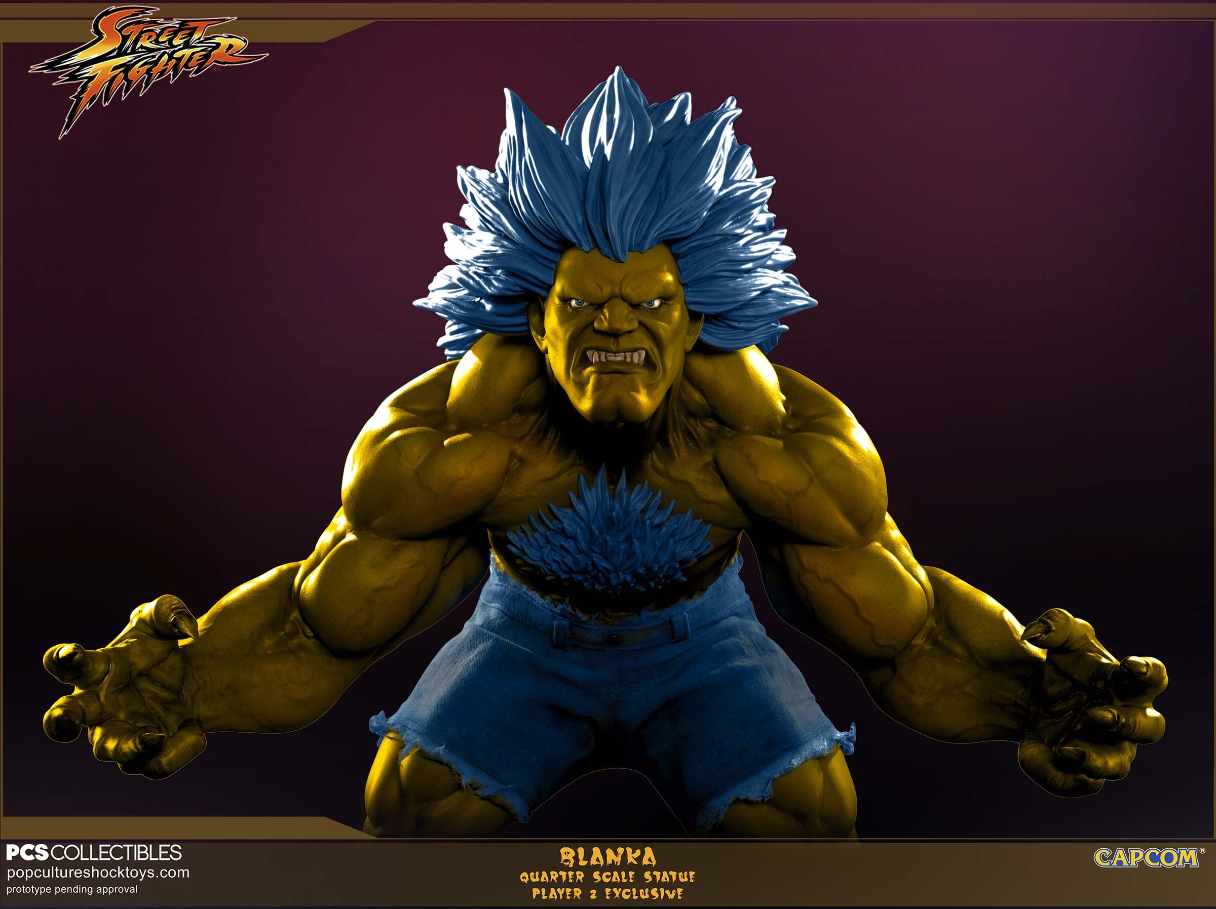 Street Fighter IV - Blanka - Mixed Media - 1/4 - Player 2 (Premium Collectibles Studio) photo 5