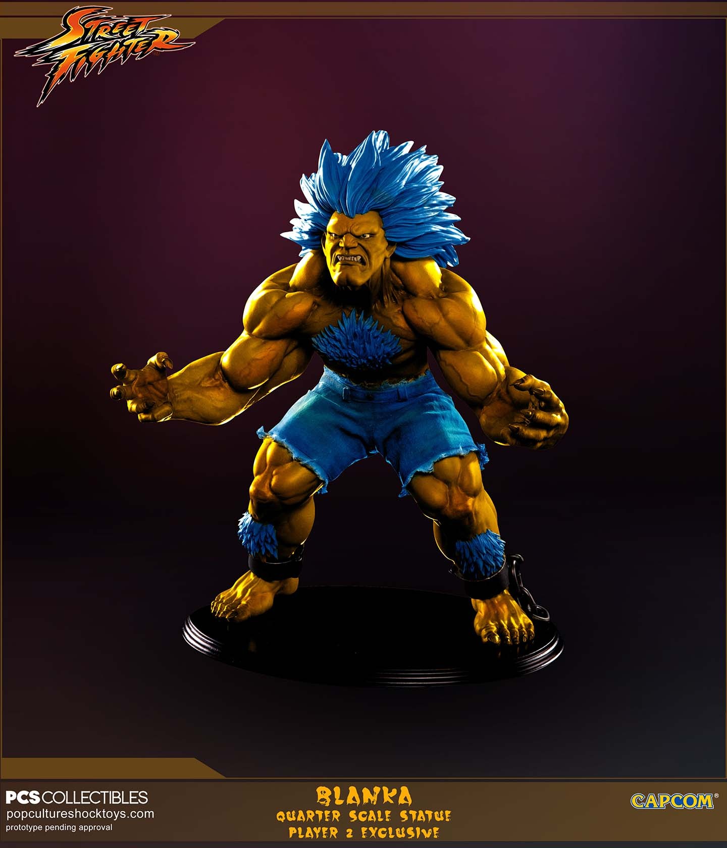 Street Fighter IV - Blanka - Mixed Media - 1/4 - Player 2 (Premium Collectibles Studio) photo 9
