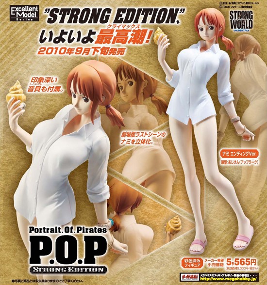 One Piece Film: Strong World - Nami - Excellent Model - Portrait Of Pirates Strong Edition - 1/8 - Ver. 2 (MegaHouse) photo 2