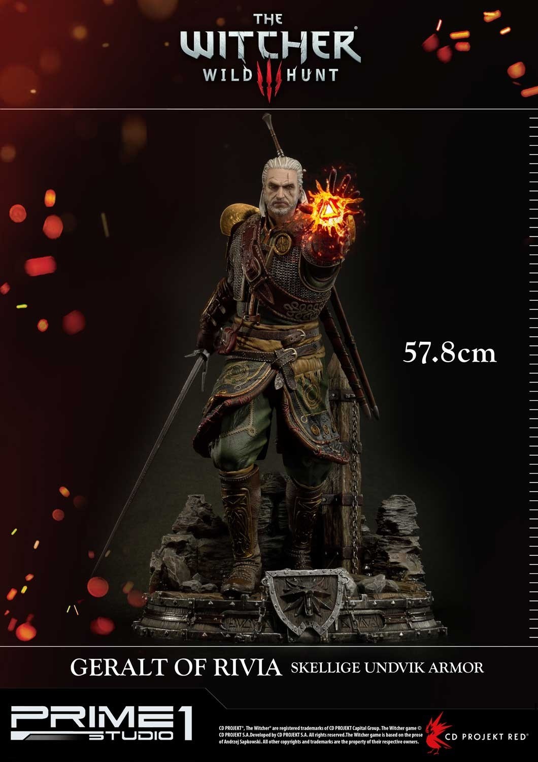 The Witcher 3: Wild Hunt - Geralt - Premium Masterline  (PMW3-07) - 1/4 - Skellige Undvik Armor (Prime 1 Studio) photo 4