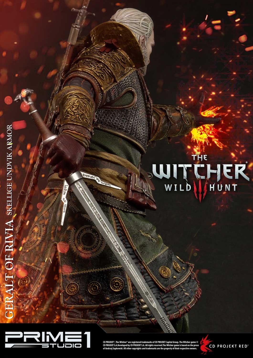The Witcher 3: Wild Hunt - Geralt - Premium Masterline  (PMW3-07) - 1/4 - Skellige Undvik Armor (Prime 1 Studio) photo 6