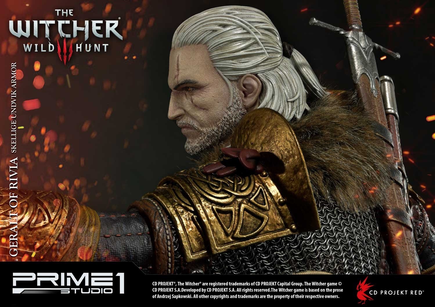 The Witcher 3: Wild Hunt - Geralt - Premium Masterline  (PMW3-07) - 1/4 - Skellige Undvik Armor (Prime 1 Studio) photo 13