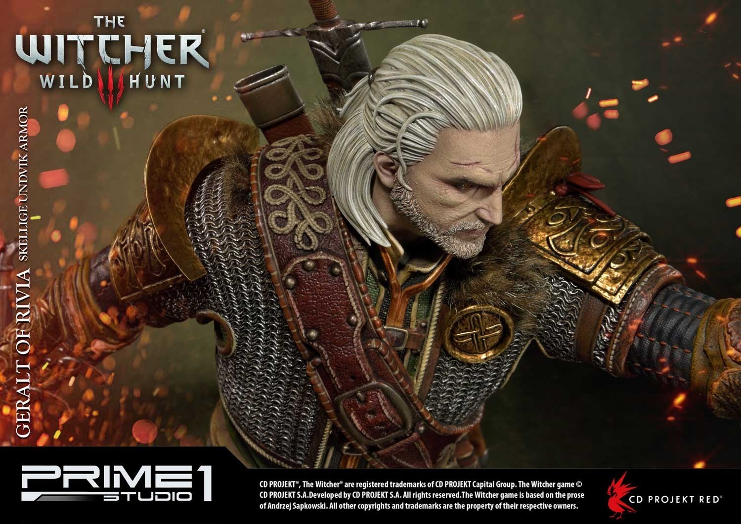 The Witcher 3: Wild Hunt - Geralt - Premium Masterline  (PMW3-07) - 1/4 - Skellige Undvik Armor (Prime 1 Studio) photo 16
