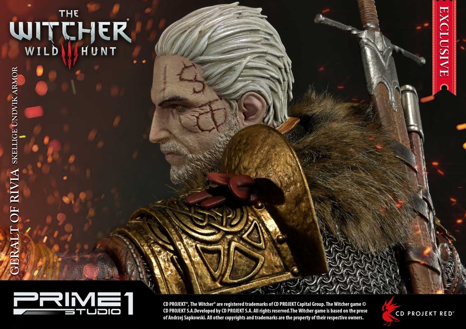 The Witcher 3: Wild Hunt - Geralt - Premium Masterline  (PMW3-07) - 1/4 - Skellige Undvik Armor (Prime 1 Studio) photo 26