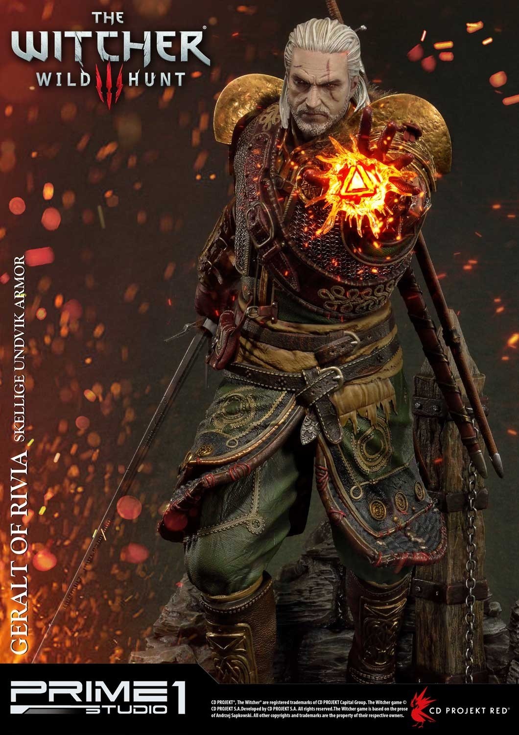 The Witcher 3: Wild Hunt - Geralt - Premium Masterline  (PMW3-07) - 1/4 - Skellige Undvik Armor (Prime 1 Studio) photo 27