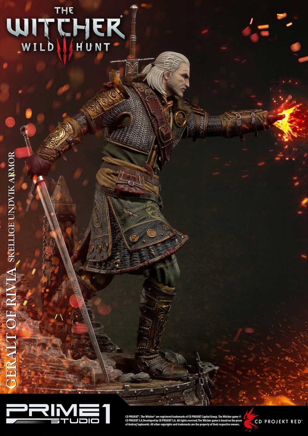 The Witcher 3: Wild Hunt - Geralt - Premium Masterline  (PMW3-07) - 1/4 - Skellige Undvik Armor (Prime 1 Studio) photo 30