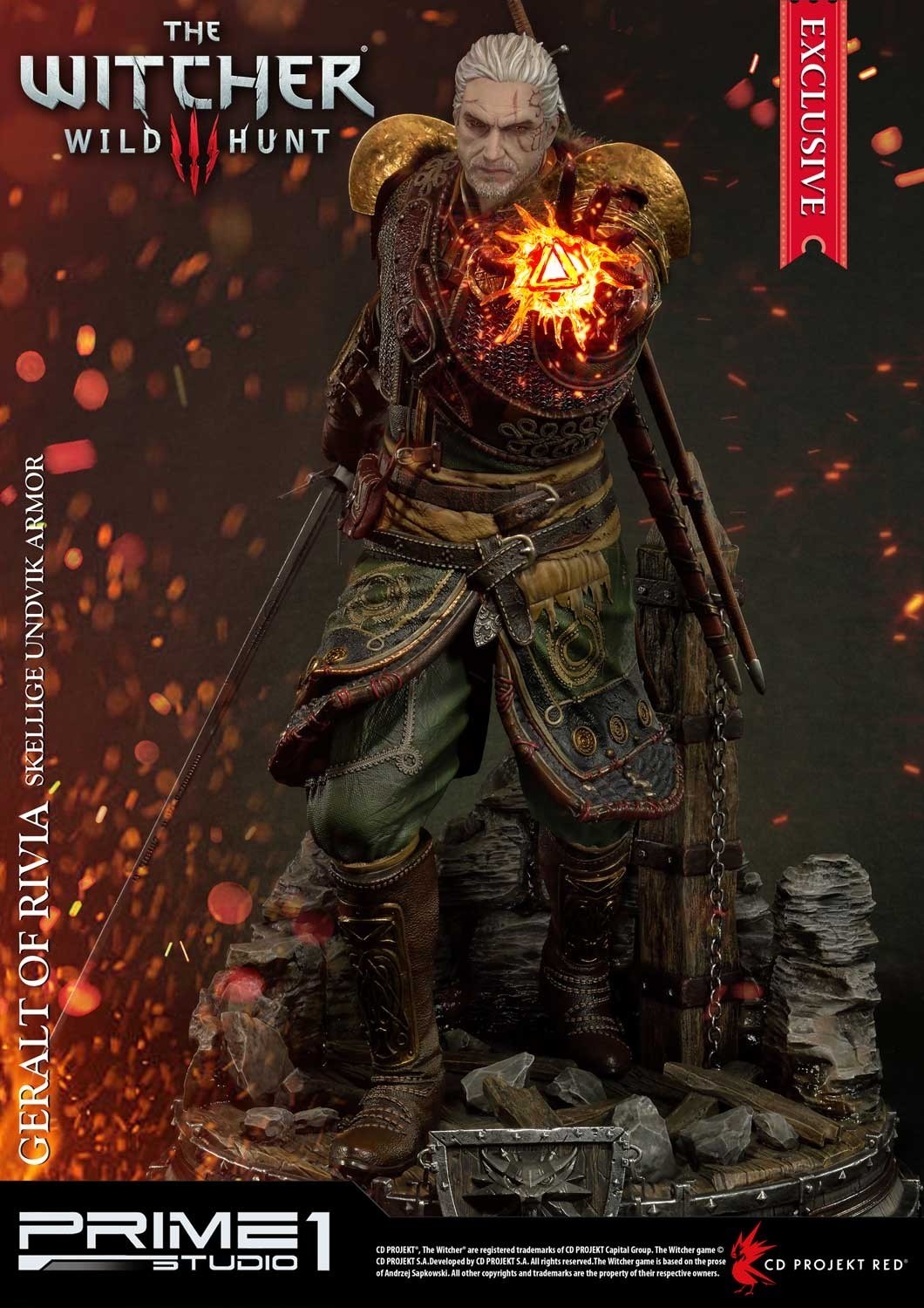 The Witcher 3: Wild Hunt - Geralt - Premium Masterline  (PMW3-07) - 1/4 - Skellige Undvik Armor (Prime 1 Studio) photo 37