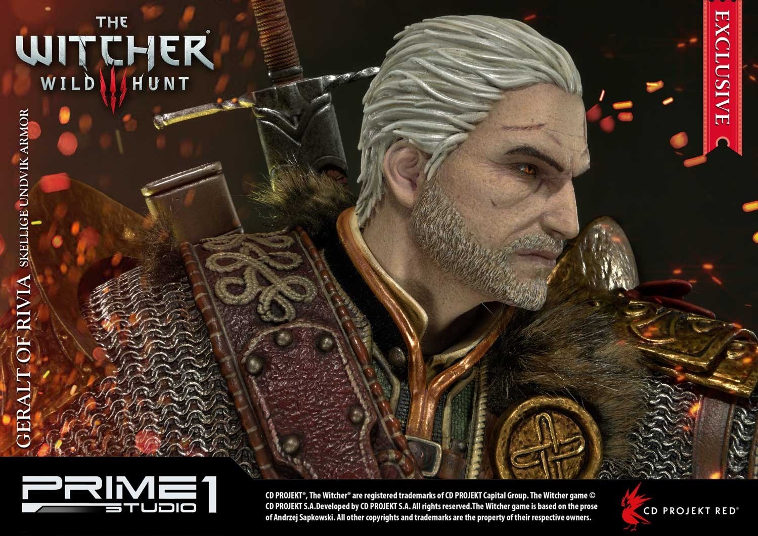 The Witcher 3: Wild Hunt - Geralt - Premium Masterline  (PMW3-07) - 1/4 - Skellige Undvik Armor (Prime 1 Studio) photo 38