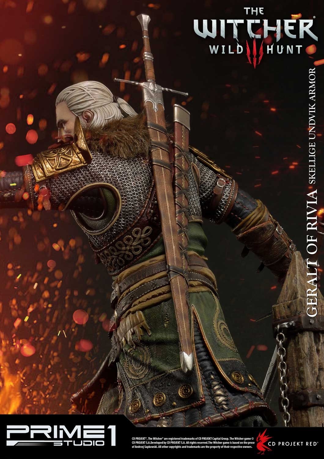 The Witcher 3: Wild Hunt - Geralt - Premium Masterline  (PMW3-07) - 1/4 - Skellige Undvik Armor (Prime 1 Studio) photo 41