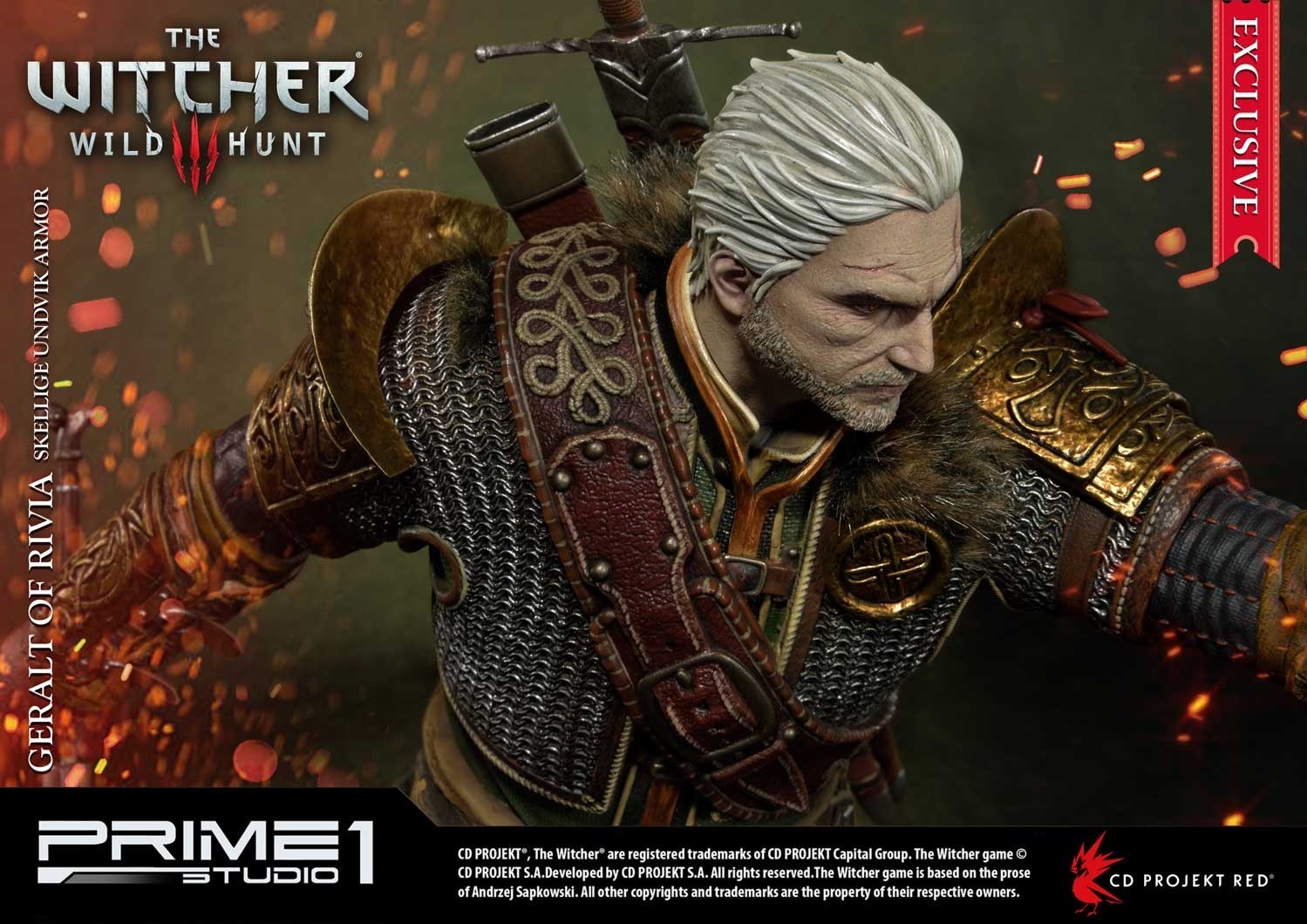 The Witcher 3: Wild Hunt - Geralt - Premium Masterline  (PMW3-07) - 1/4 - Skellige Undvik Armor (Prime 1 Studio) photo 43