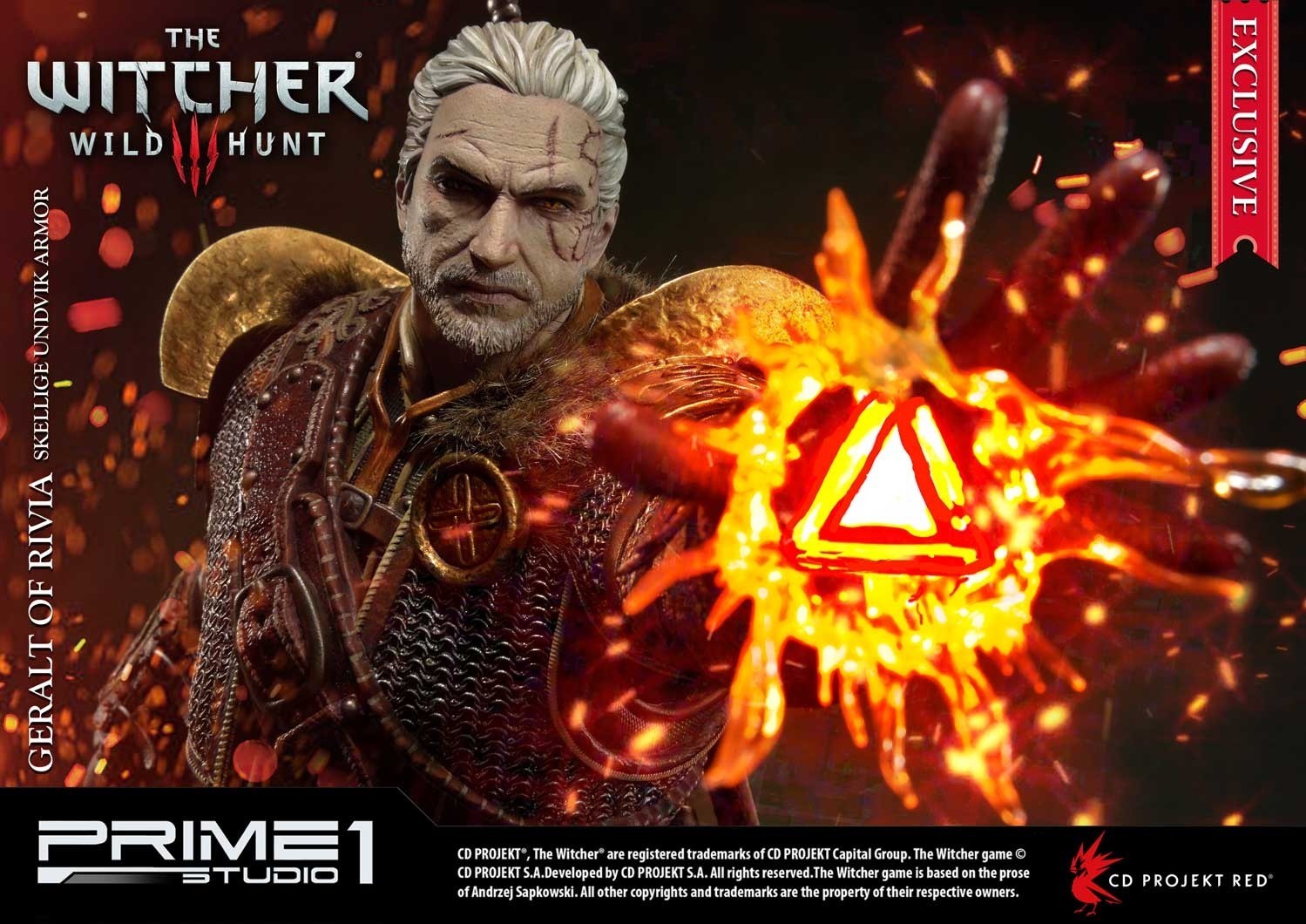 The Witcher 3: Wild Hunt - Geralt - Premium Masterline  (PMW3-07) - 1/4 - Skellige Undvik Armor (Prime 1 Studio) photo 44