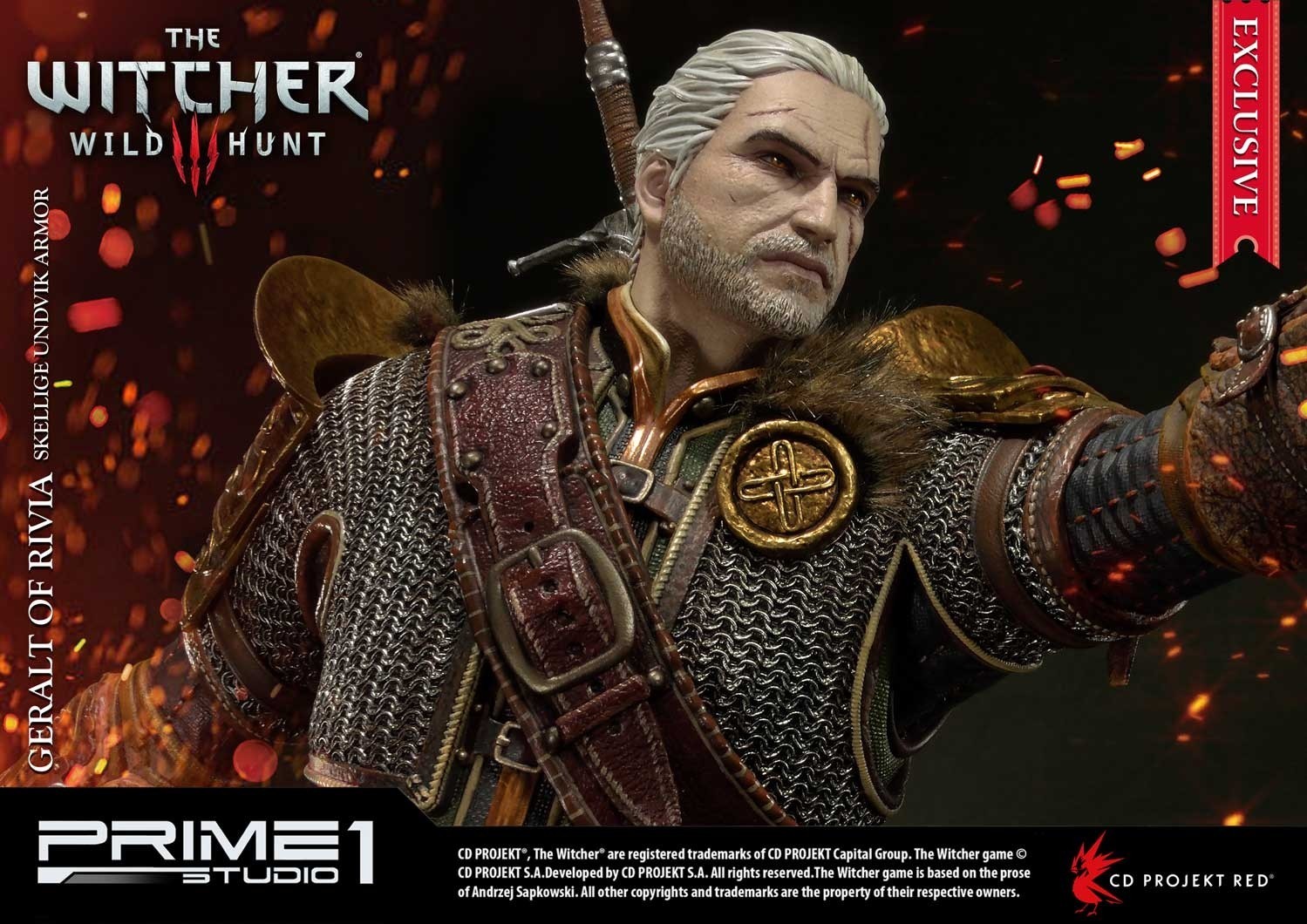 The Witcher 3: Wild Hunt - Geralt - Premium Masterline  (PMW3-07) - 1/4 - Skellige Undvik Armor (Prime 1 Studio) photo 45