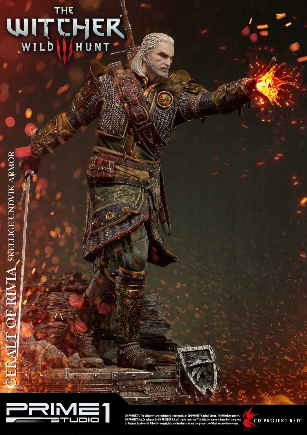 The Witcher 3: Wild Hunt - Geralt - Premium Masterline  (PMW3-07) - 1/4 - Skellige Undvik Armor (Prime 1 Studio) photo 48