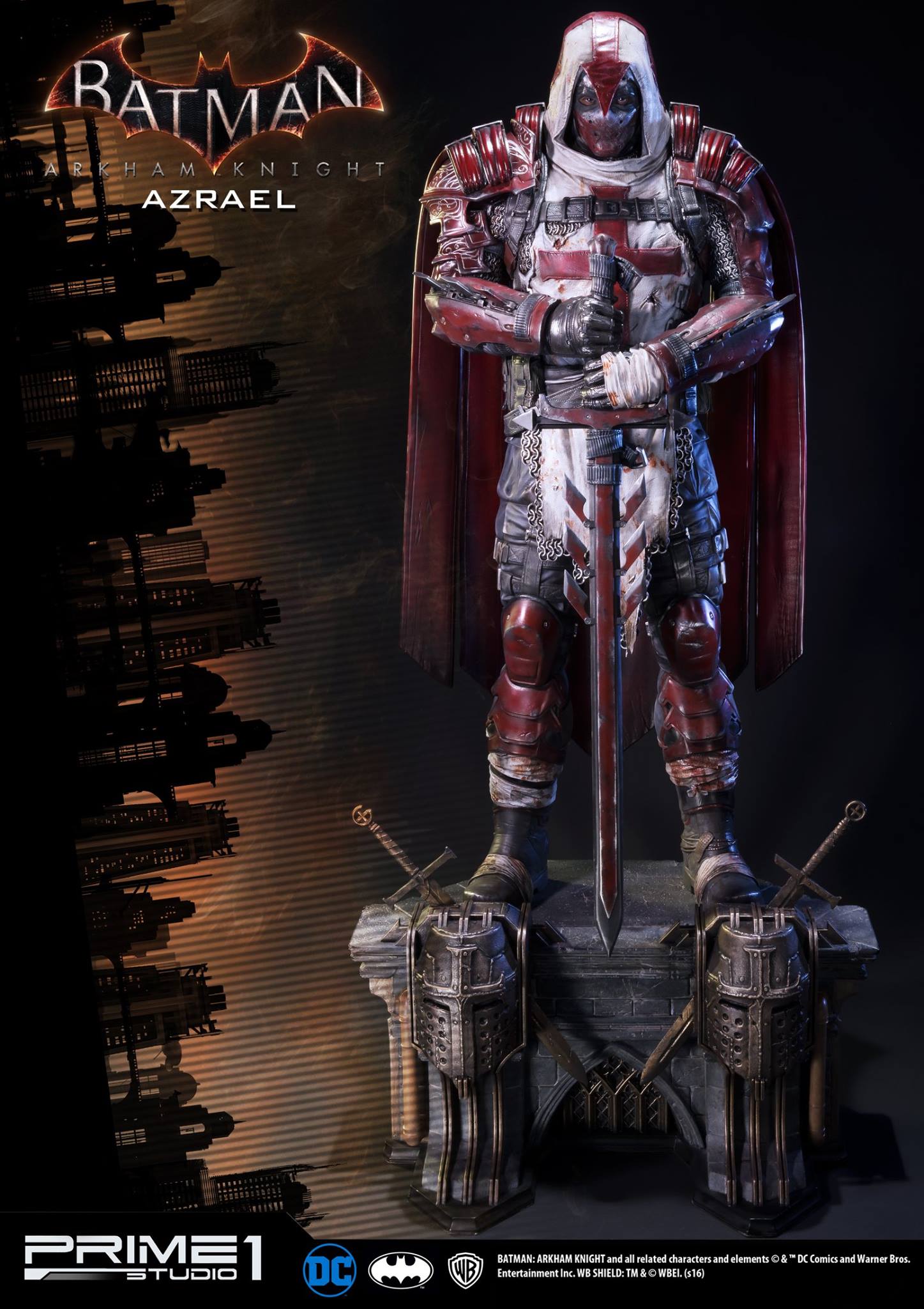 Batman: Arkham Knight - Azrael - Museum Masterline Series  (MMDC-15) - 1/3 (Prime 1 Studio) photo 2