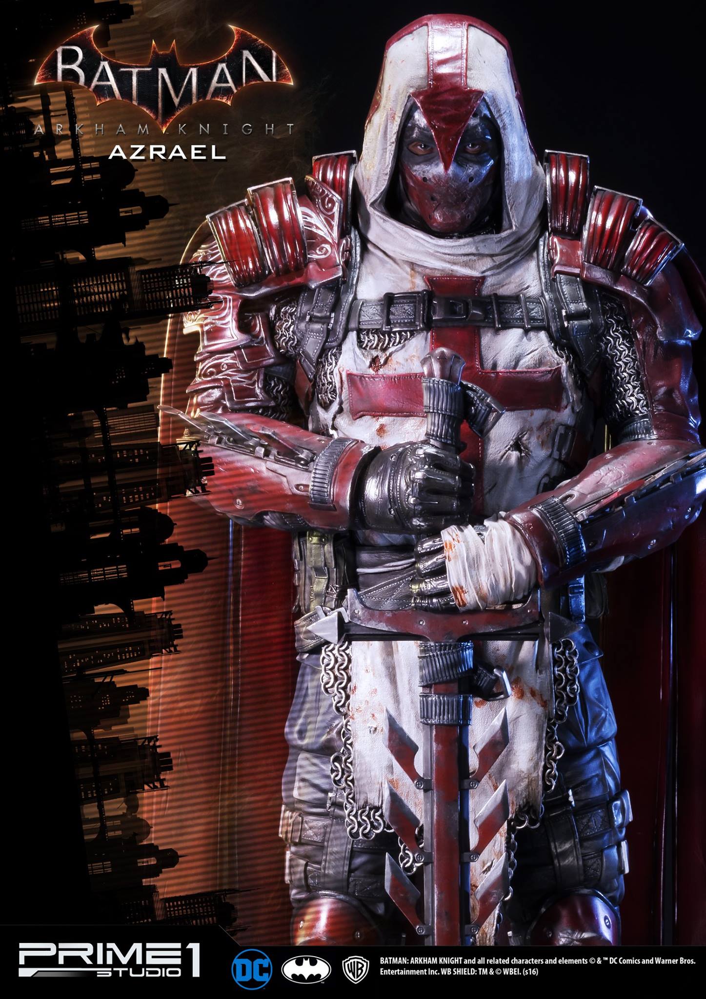 Batman: Arkham Knight - Azrael - Museum Masterline Series  (MMDC-15) - 1/3 (Prime 1 Studio) photo 4